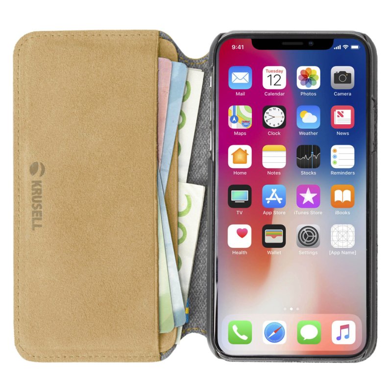 Krusell Broby 4 Card SlimWallet mobile phone case 16.5 cm (6.5") Folio Brown
