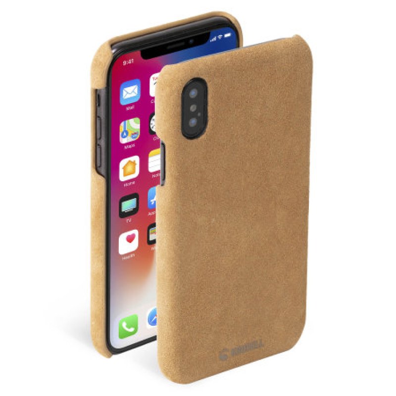 Krusell Broby mobile phone case 14.7 cm (5.8") Cover Brown