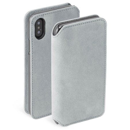 Krusell Broby 4 Card SlimWallet mobile phone case 16.5 cm (6.5") Folio Grey