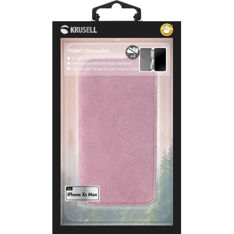 Krusell Broby 4 Card SlimWallet mobile phone case 16.5 cm (6.5") Folio Pink