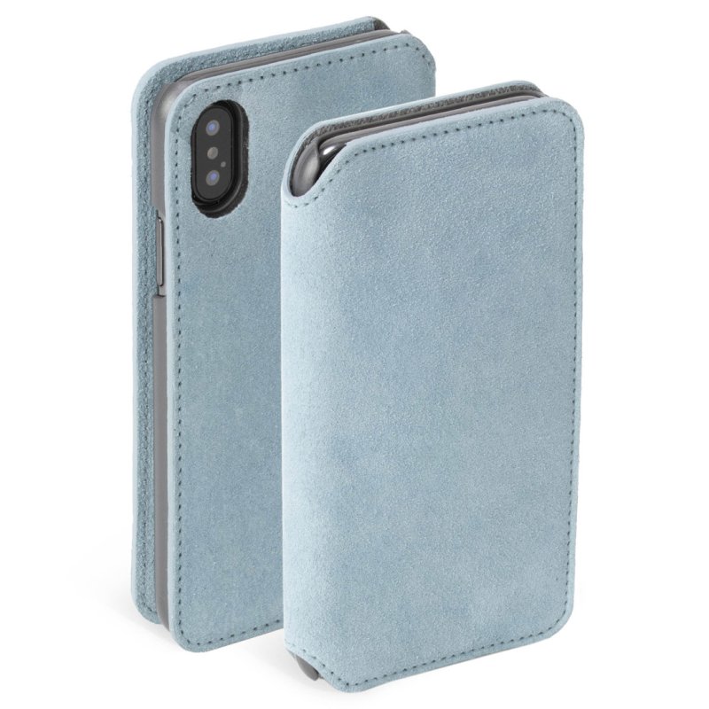 Krusell Broby 4 Card SlimWallet coque de protection pour téléphones portables 16,5 cm (6.5") Folio Bleu