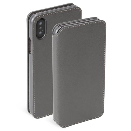 Krusell Pixbo 4 Card SlimWallet mobile phone case 16.5 cm (6.5") Folio Grey