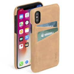 Krusell Sunne 2 Card Cover coque de protection pour téléphones portables 16,5 cm (6.5") Housse Beige