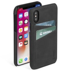 Krusell Sunne 2 Card Cover coque de protection pour téléphones portables 16,5 cm (6.5") Housse Noir
