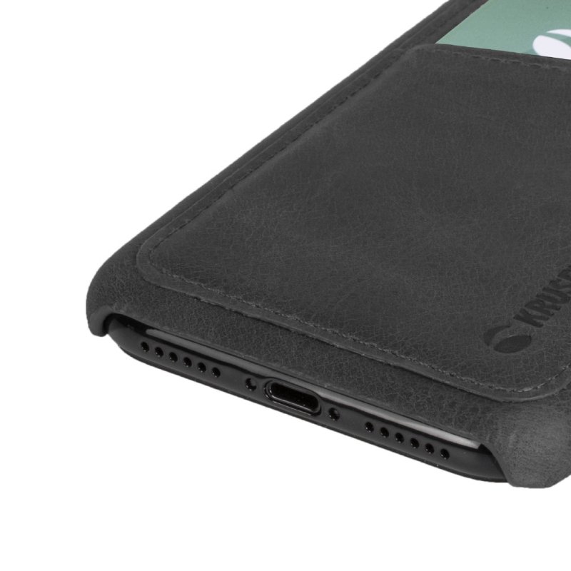 Krusell Sunne 2 Card Cover coque de protection pour téléphones portables 16,5 cm (6.5") Housse Noir