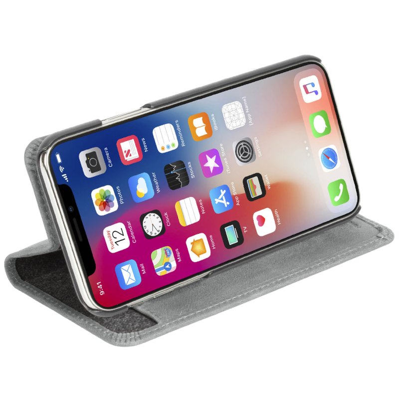 Krusell Sunne 4 Card FolioWallet mobile phone case 16.5 cm (6.5") Folio Grey