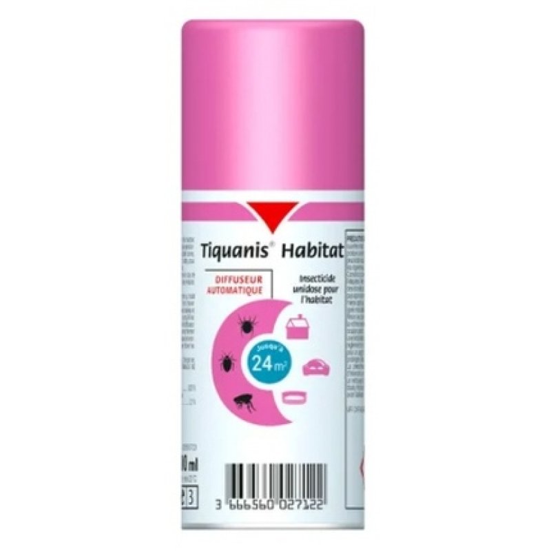 Vetoquinol Tiquanis Automatic Insecticide Diffuser Unidose For Home 100 Ml