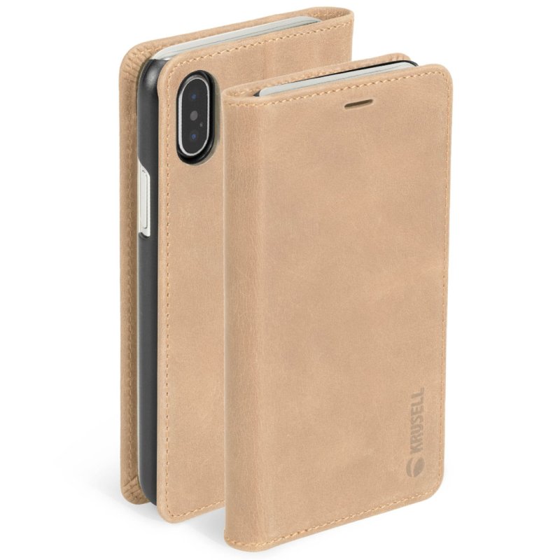 Krusell Sunne 4 Card FolioWallet mobile phone case 16.5 cm (6.5") Folio Beige