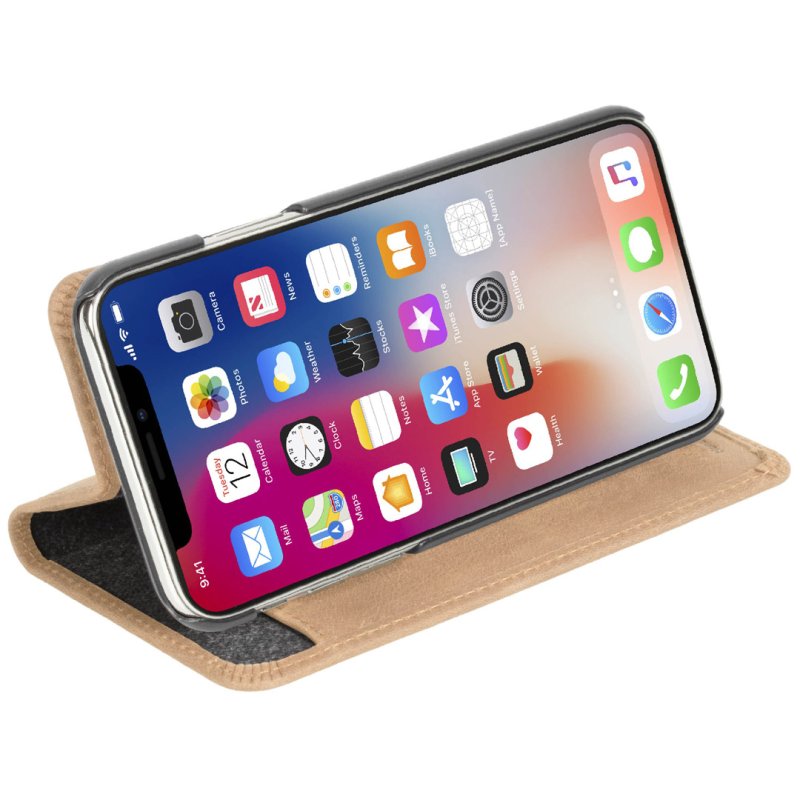 Krusell Sunne 4 Card FolioWallet mobile phone case 16.5 cm (6.5") Folio Beige