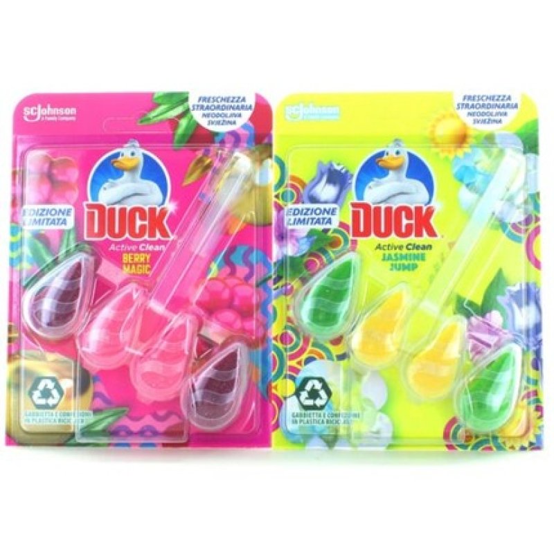 Wc Duck Toilet Block Active Clean Berry Magic 38 Gr