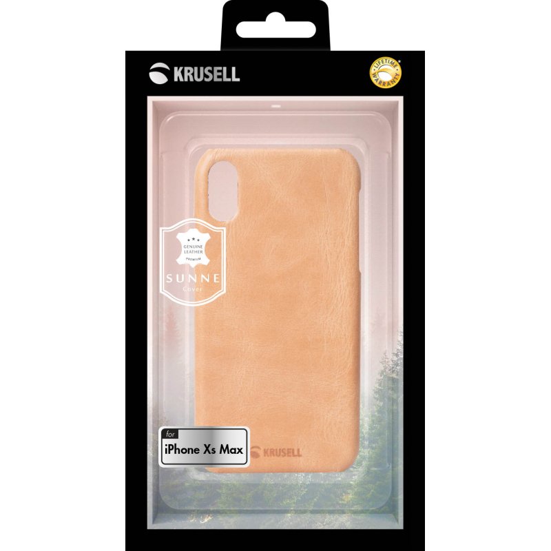 Krusell Sunne Cover Apple iPhone XS Max vintage nude