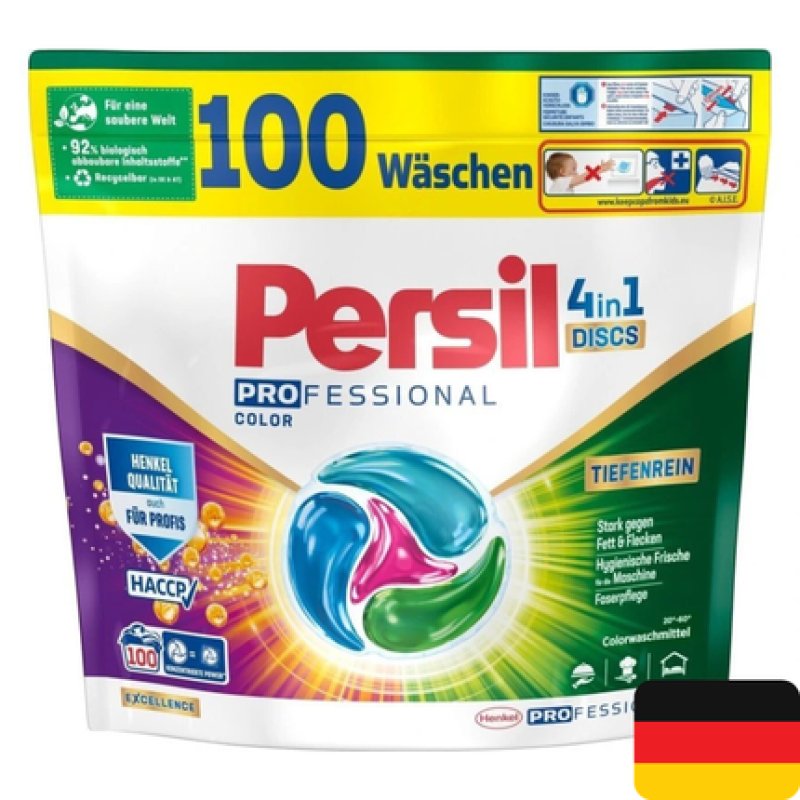 Persil Professional 4in1 Discs Color Laundry Detergent 100 Wash Pods Of 17g Each