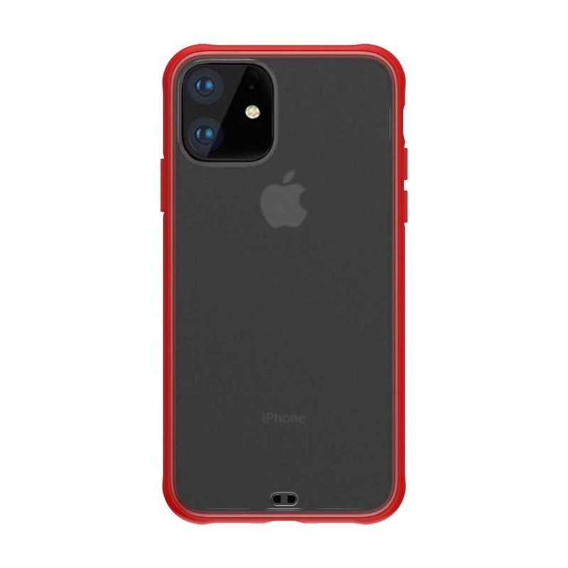 Devia Soft Elegant coque de protection pour téléphones portables 14,7 cm (5.8") Housse Rouge, Translucide