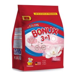 Bonux Manual Detergent 400gr 8sp 3in1 Pure