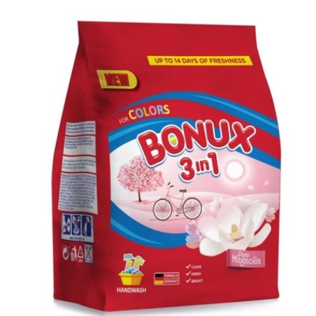 Bonux Manual Detergent 400gr 8sp 3in1 Pure