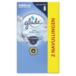 Glade Glade By Brise Touch & Fresh Pure Clean Linen Duo Air Freshener Refills