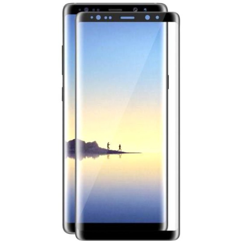 Devia 3D Curved Tempered Glass Seamless Full Screen Protector Samsung Galaxy note8 black