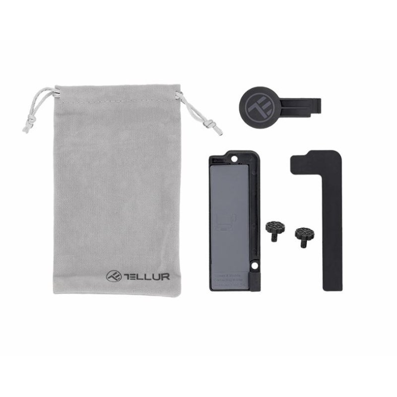 Tellur Phone Holder Magnetic, Laptop Display Mount, MDM, black