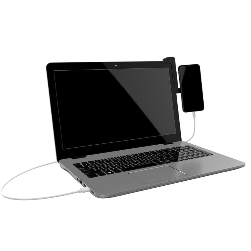 Tellur Phone Holder Magnetic, Laptop Display Mount, MDM, black