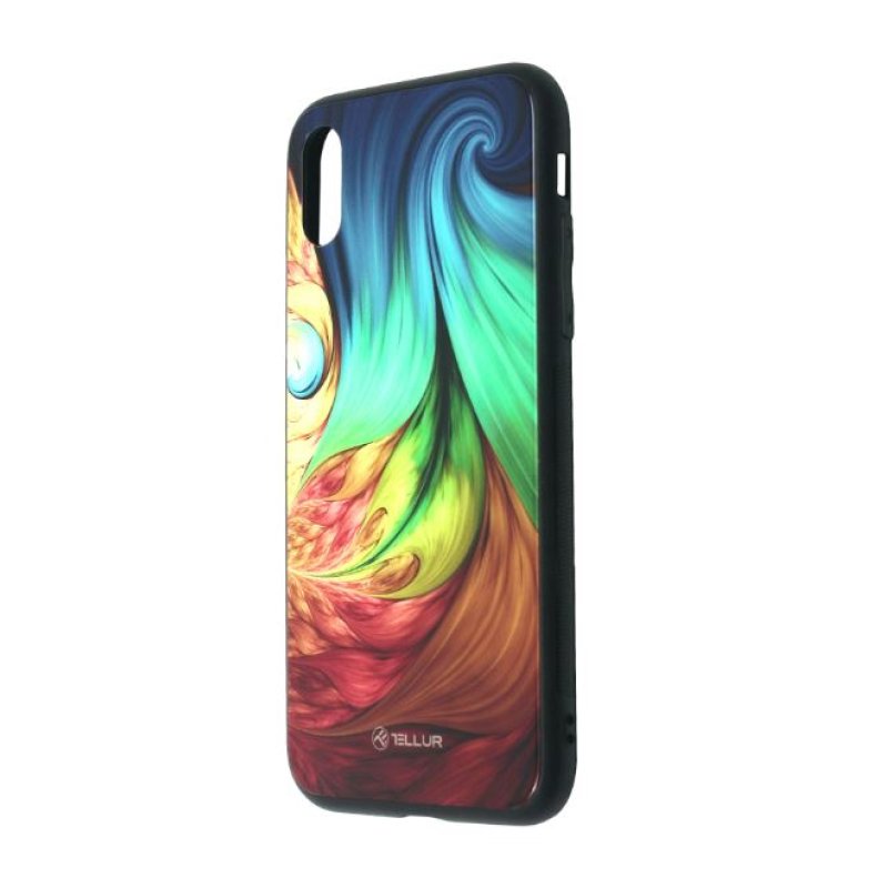 Tellur Cover Glass print for iPhone XR mesmeric