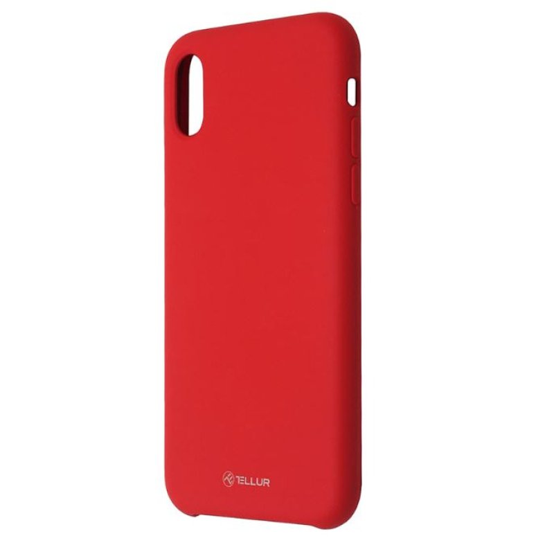 Tellur Cover Liquide Silicone for iPhone XS red