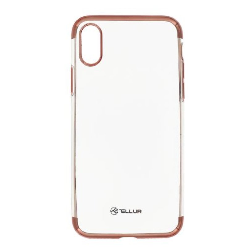 Tellur TLL121233 mobile phone case 14.7 cm (5.8") Cover Rose gold, Transparent