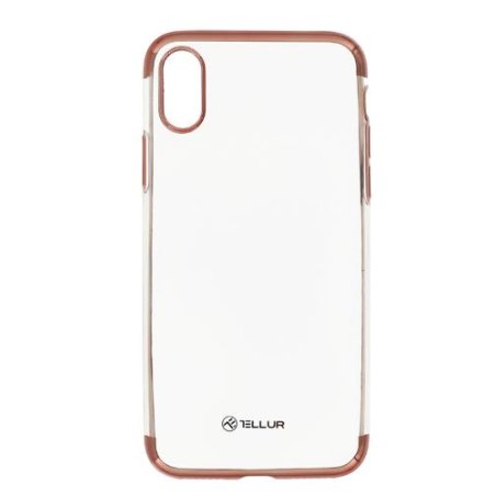 Tellur TLL121233 mobile phone case 14.7 cm (5.8") Cover Rose gold, Transparent