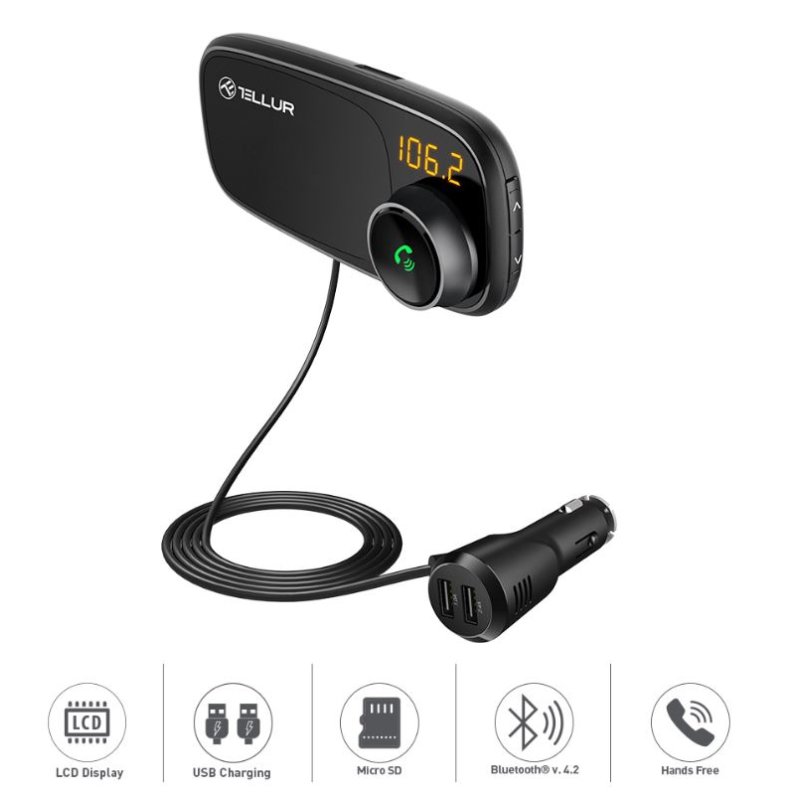 Tellur FMT-B6 magnetic holder Black