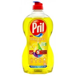 Pril Lemon Washing Up Liquid Powergel 450 Ml