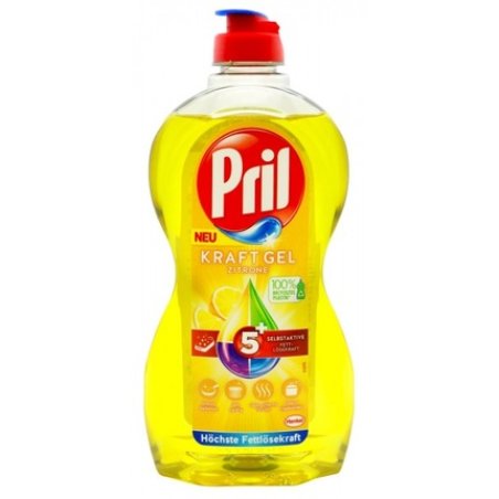 Pril Lemon Washing Up Liquid Powergel 450 Ml