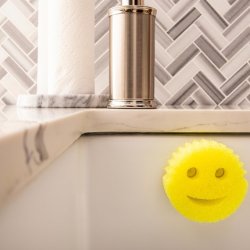 Scrub Daddy Holder for Sink Scrub Daddy Caddy Dish Sponge Holder and Cleaning Organizer Quick Dry Kitchen Accessory