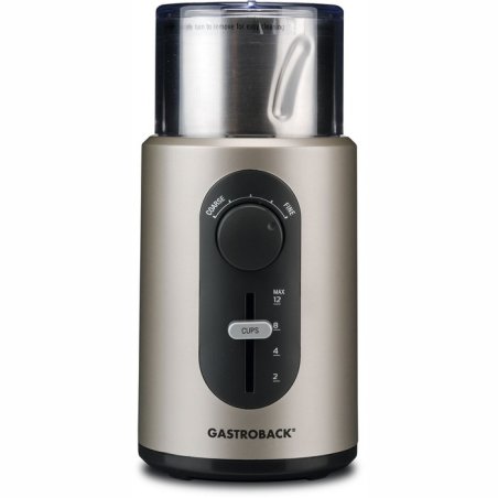 Gastroback Design Basic 200 W Noir, Métallique