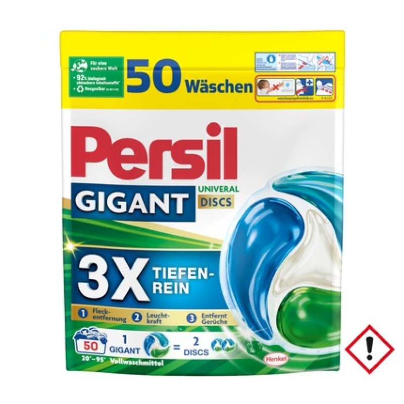Persil Gigant Discs Universal 50 Wash Loads 1250g