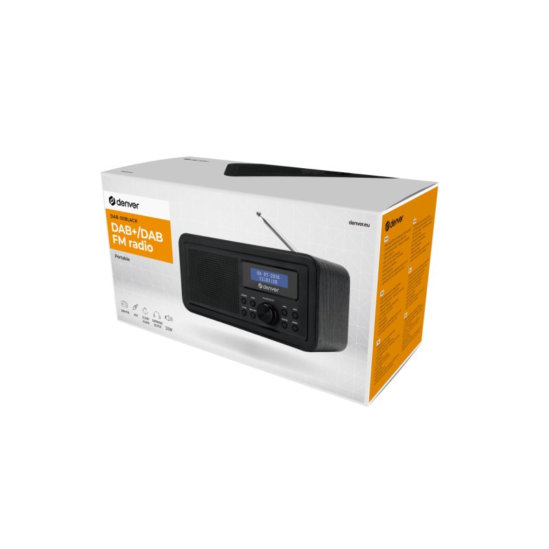 Denver DAB-30BLACK radio Personal Digital Black