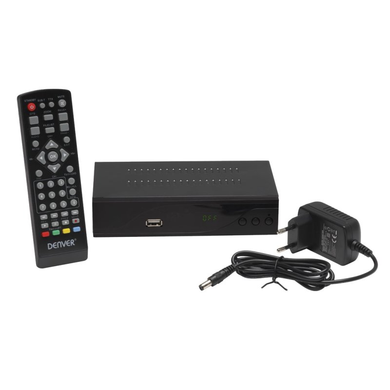 Denver DVBC-120 TV set-top boxe Cable Full HD Noir