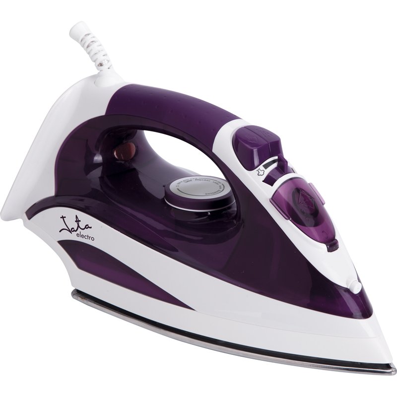 JATA PL225 iron Steam iron Stainless Steel soleplate 2400 W Purple, White