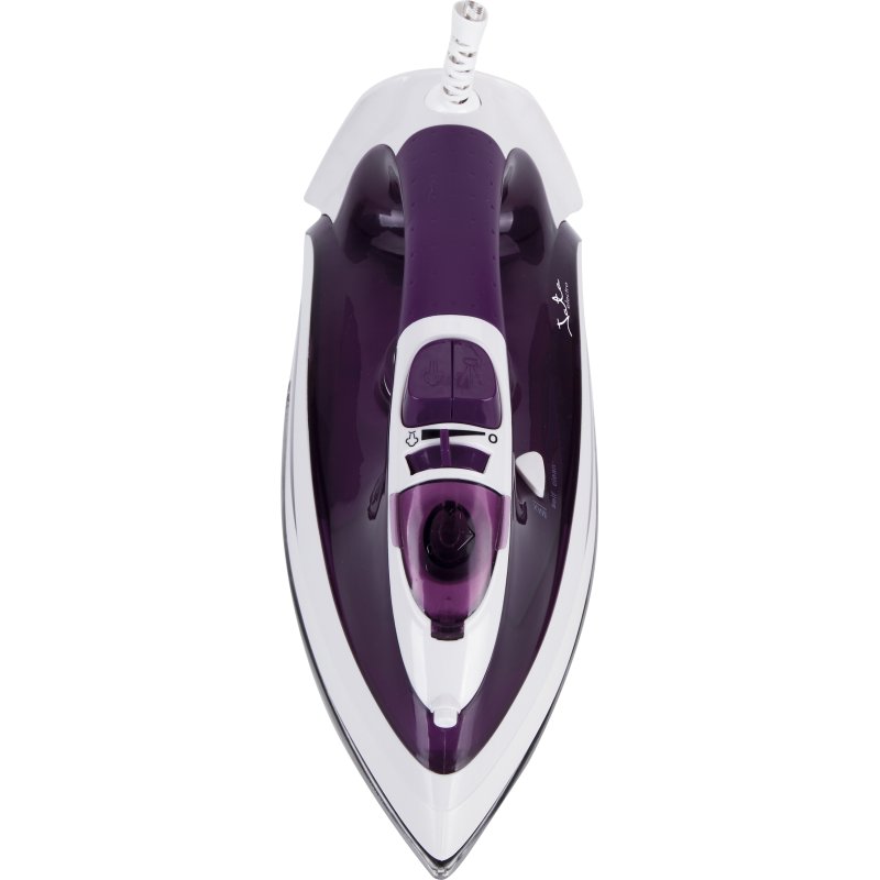 JATA PL225 fer à repasser Fer à vapeur Semelle en acier inoxydable 2400 W Violet, Blanc