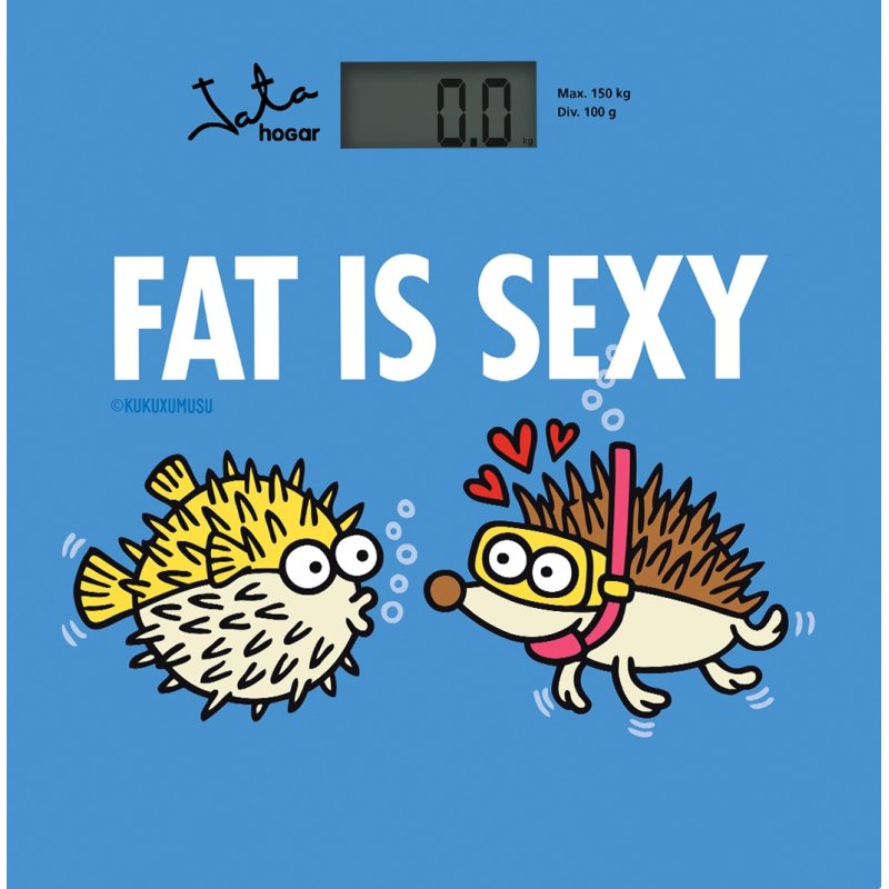 JATA Mod 294K Square Multicolour Electronic personal scale