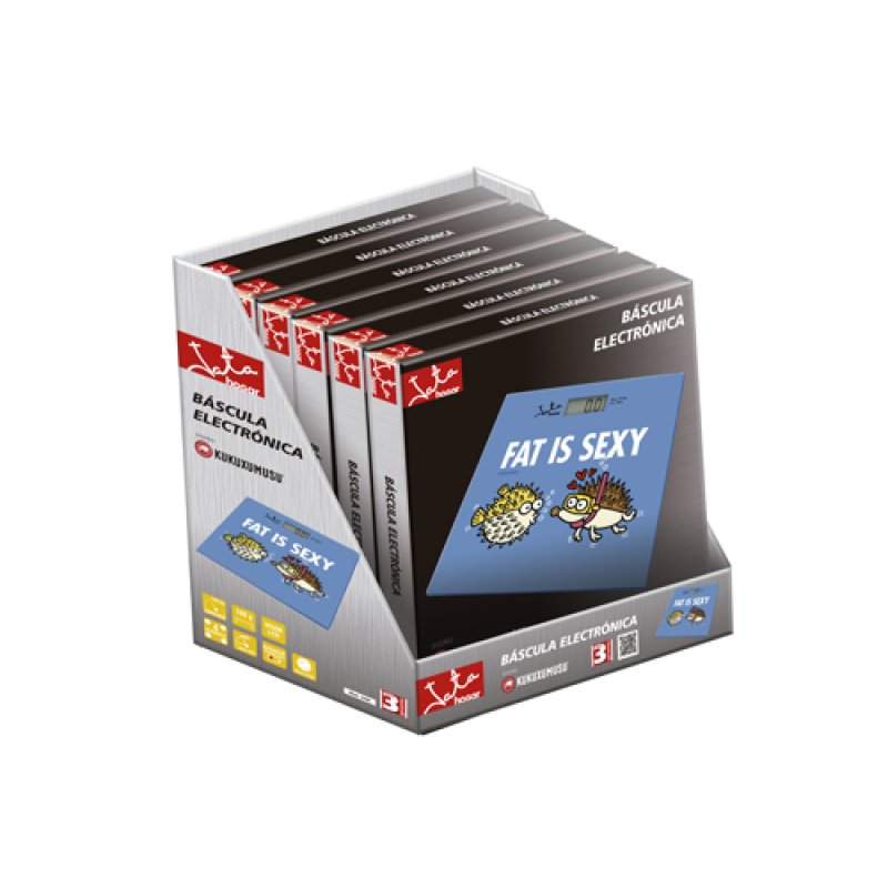 JATA Mod 294K Carré Multicolore Pèse-personne électronique