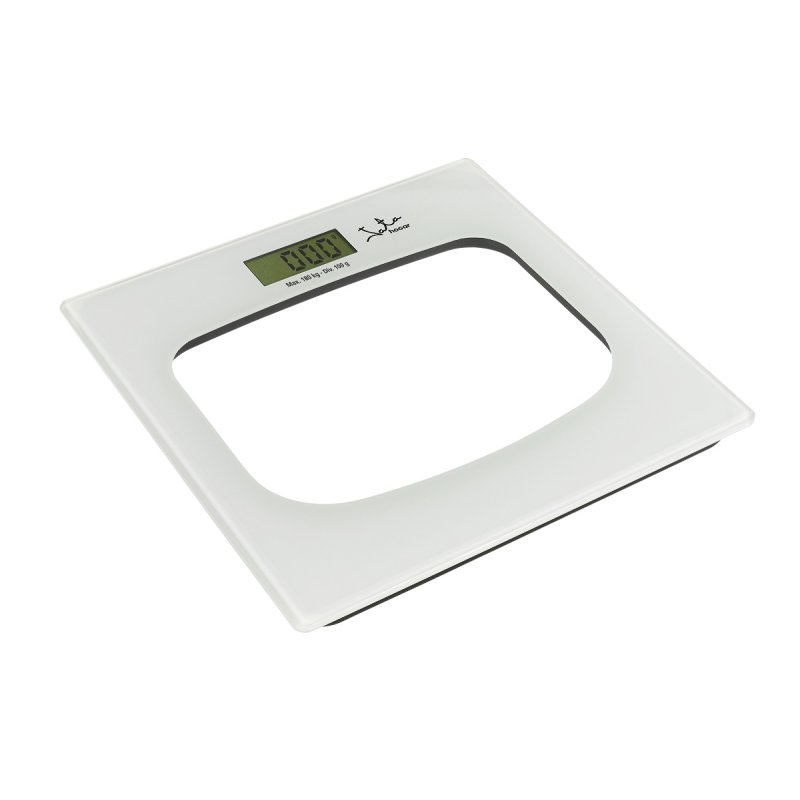 JATA P111 personal scale Square Transparent, White Electronic personal scale