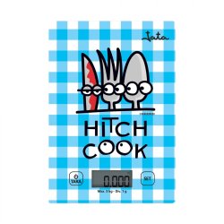 JATA Mod. 732K Blue Countertop Rectangle Electronic kitchen scale