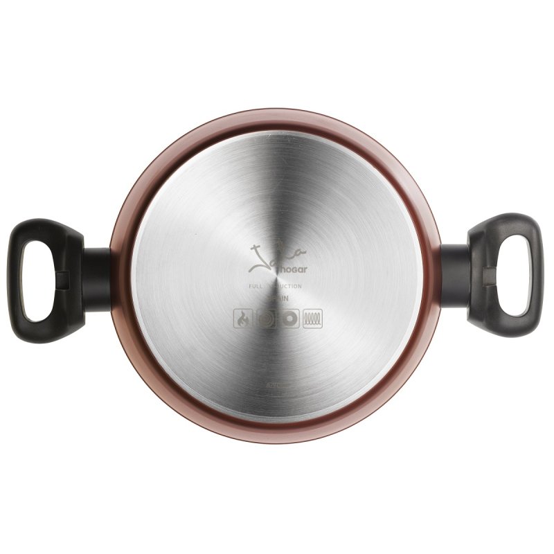 JATA CF924 soup pot 4 L Red Aluminium