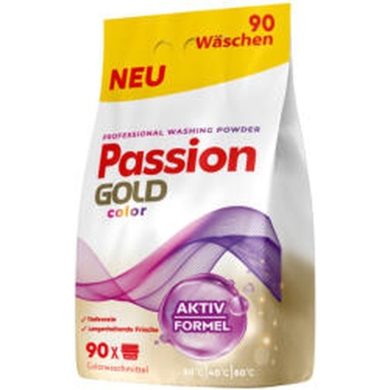 Passion Gold Colored Laundry Detergent 54 Kg 90 Washes