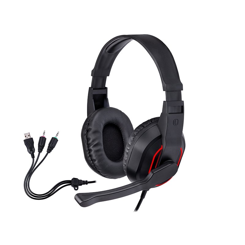 Tracer TRASLU46467 headphones/headset Wired Head-band Gaming Black
