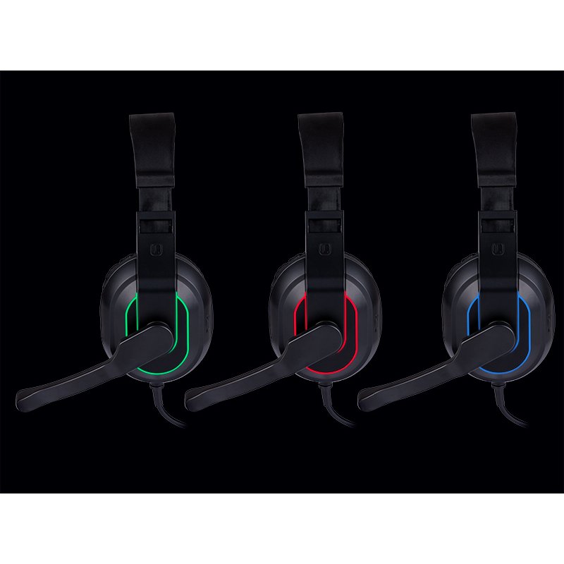 Tracer TRASLU46467 headphones/headset Wired Head-band Gaming Black