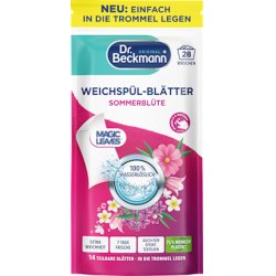 Dr Beckmann Fabric Softener Sheets Summer Blossom 28 Washes 62 Grams