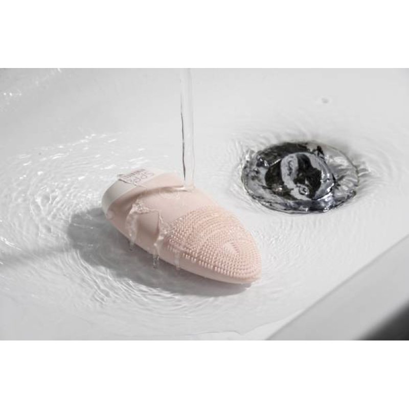 HoMedics FAC-001-EU brosse de nettoyage du visage Brosse rotative Rose, Blanc Batterie