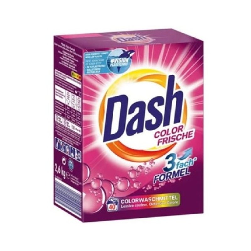 Dash Laundry Powder 40 Washes 26kg Color De