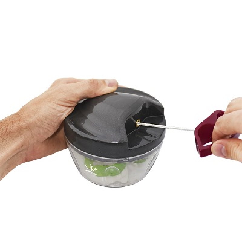 JATA AC57E manual food chopper Black, Transparent