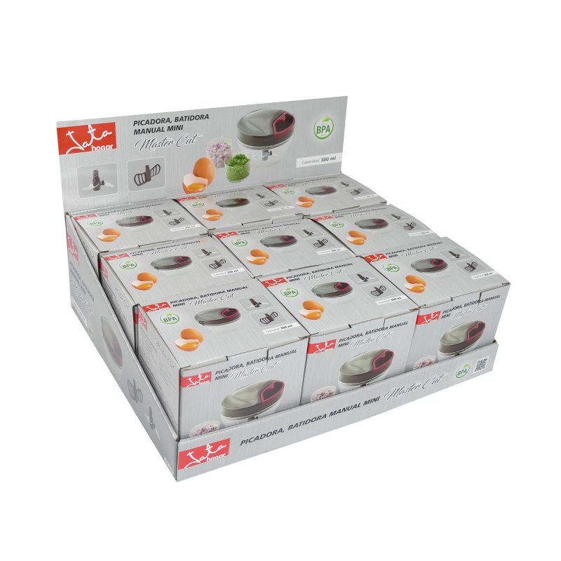 JATA AC57E manual food chopper Black, Transparent